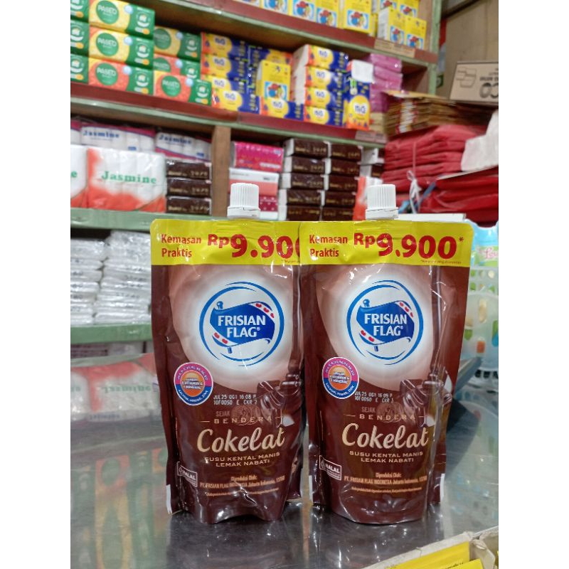 

SUSU FRISIAN FLAG Cokelat Kemasan Rp9.900* Praktis