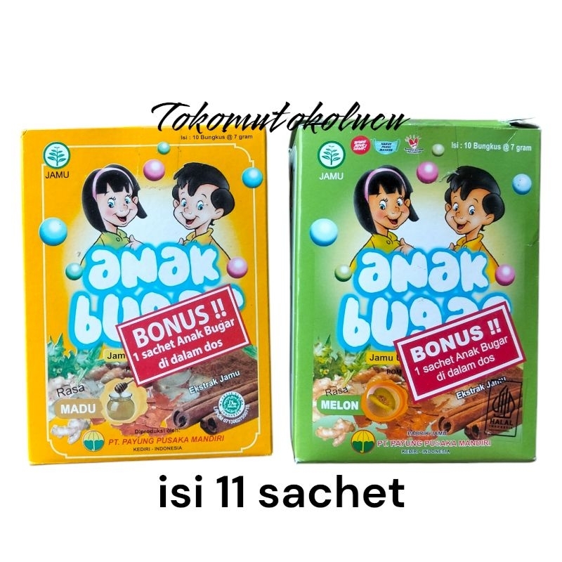 

jamu anak bugar isi 11 sachet