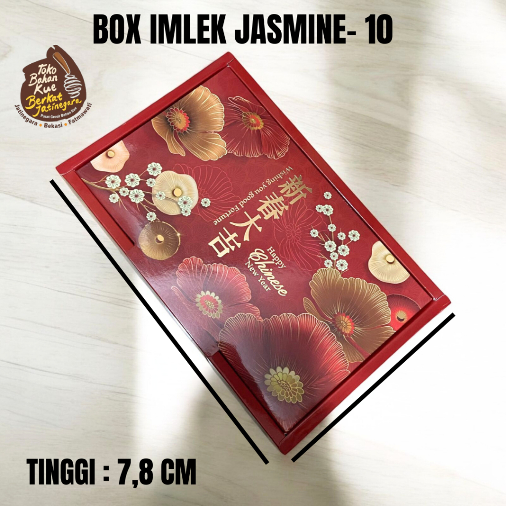 

BOX IMLEK JASMINE-10 / BOX HAMPERS IMLEK 3 TOPLPES PERSEGI