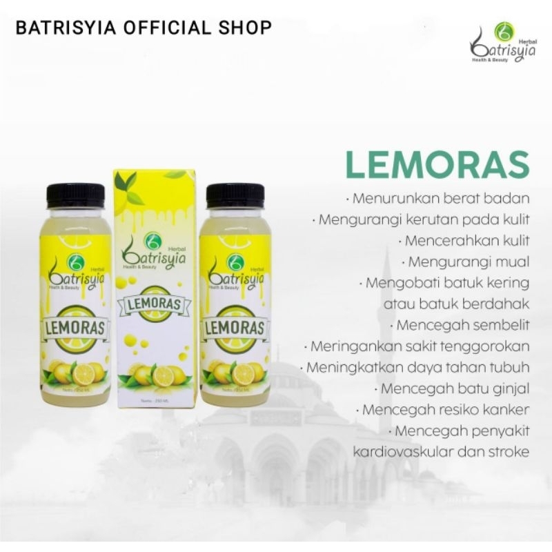 

Lemoras Batrisyia Herbal / Minuman Lemon Peras