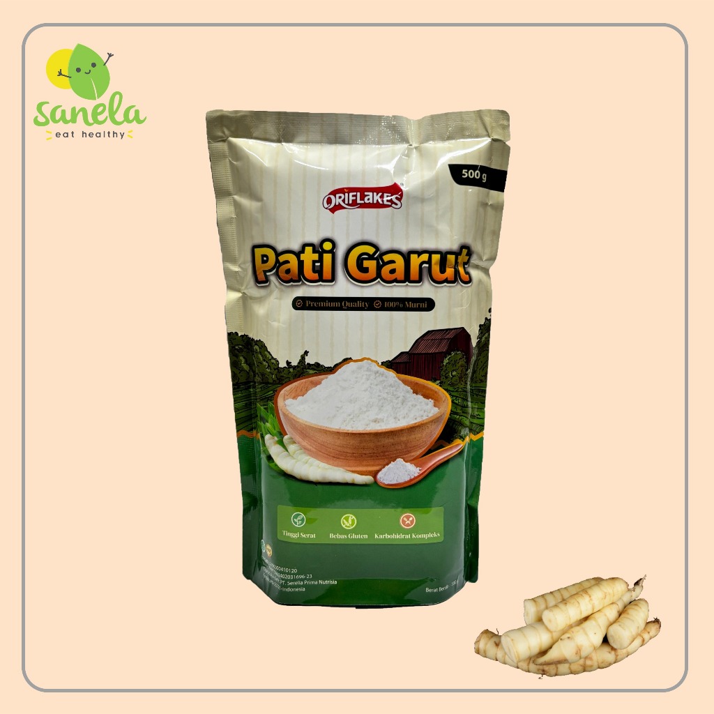 

Oriflakes Tepung Pati Garut 500 gram