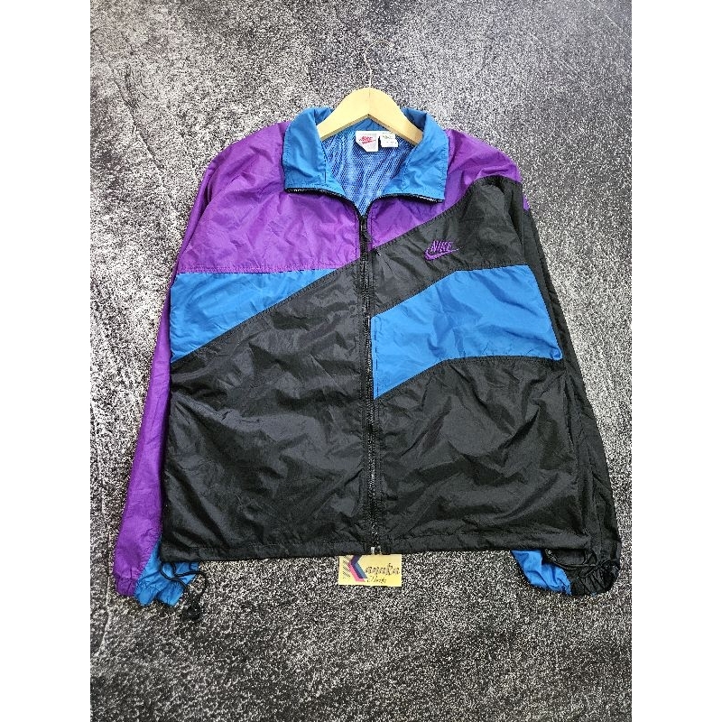 Windbreaker Vintage Nike Colorblock 90s