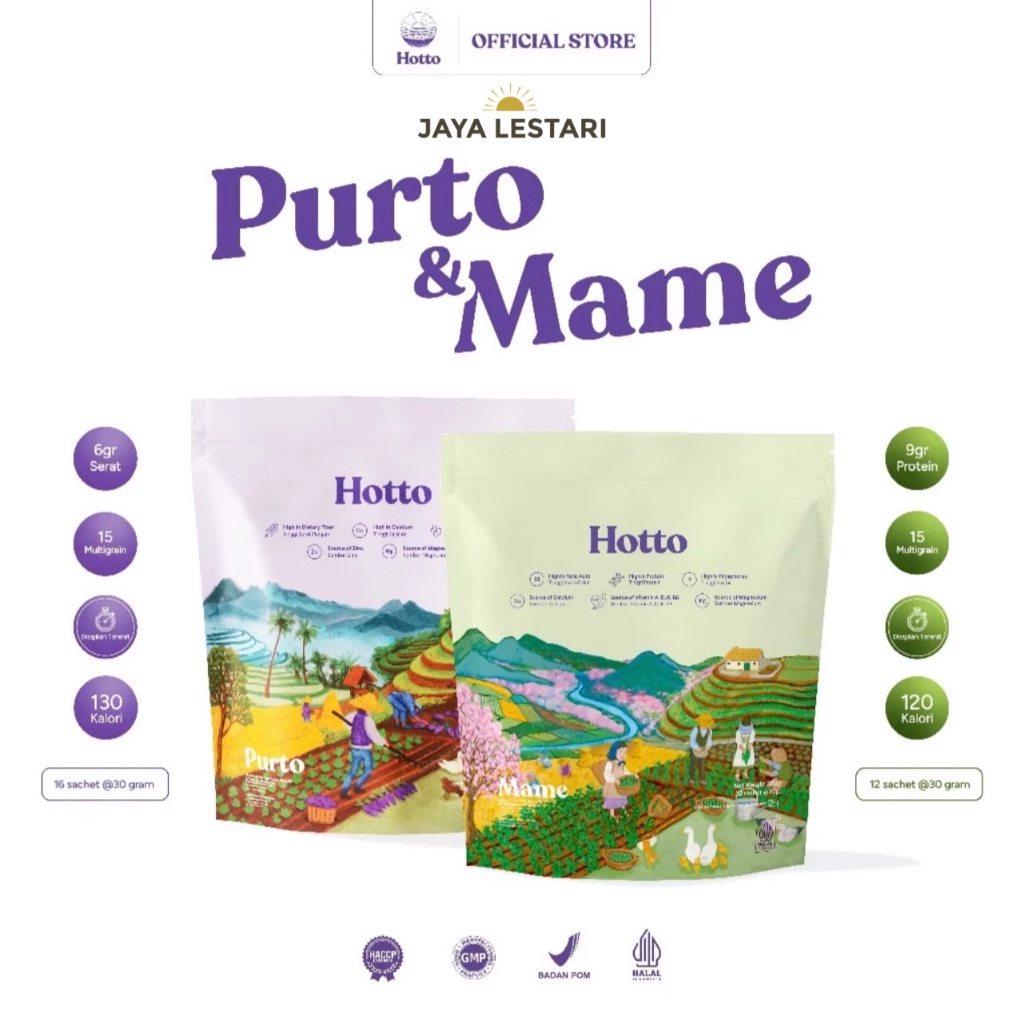

Hotto Multigrain (+-480g) (2 Varian Rasa)