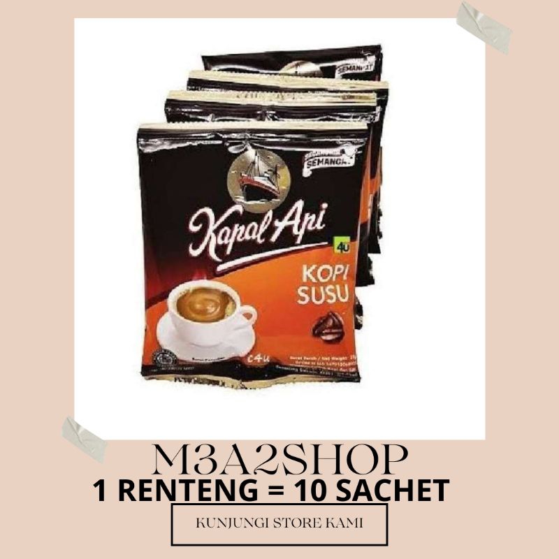 

KAPAL API KOPI SUSU RENCENG ISI 10 SACHET