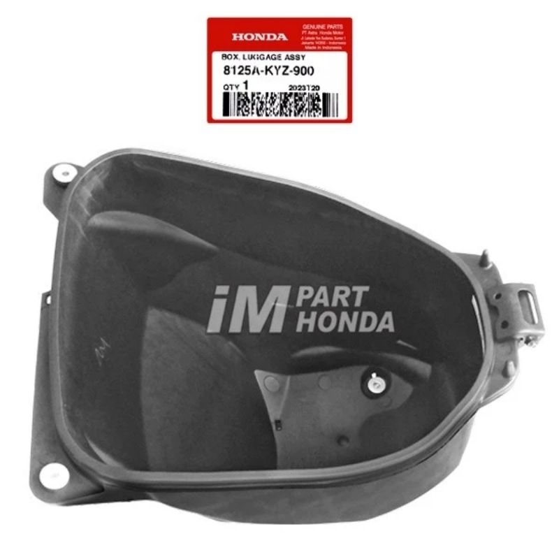 8125A-KYZ-900 Box Luggage box bagasi bawah jok Supra x 125 helm in karbu & fi injeksi original