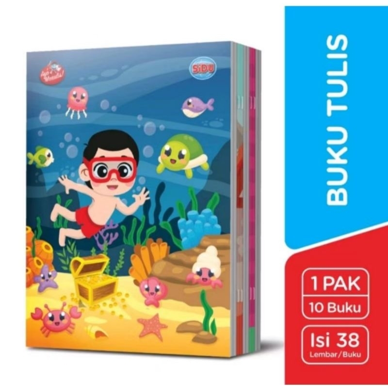 

Buku Tulis SIDU Sinar Dunia 38 Lembar ( 1 pack / 10 buku)