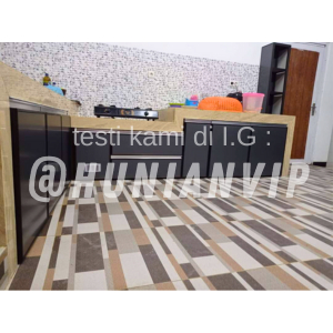 kabinet rak dapur bawah minimalis terpasang