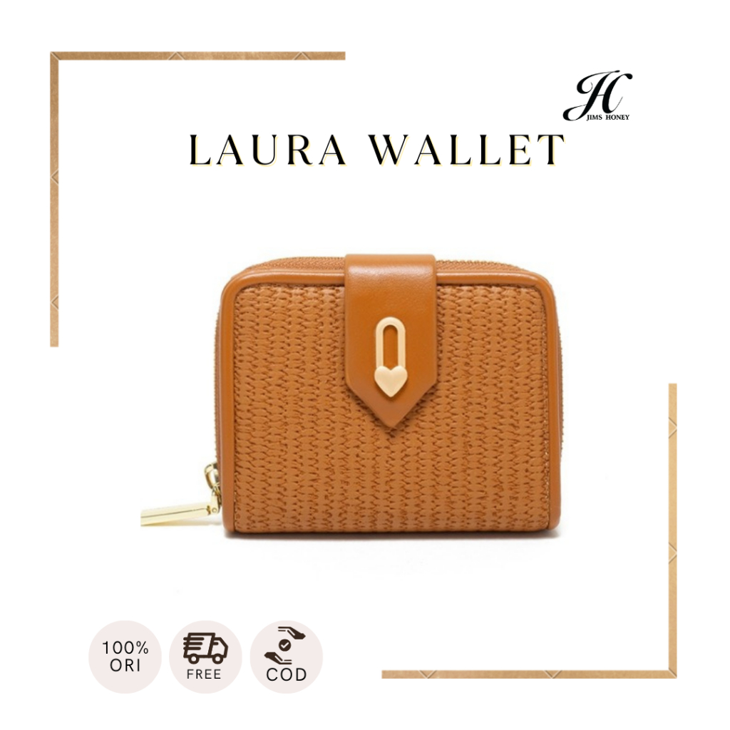 JIMS HONEY Laura Wallet Dompet Lipat Kecil Simpel Wanita Terbaru JimsHoney