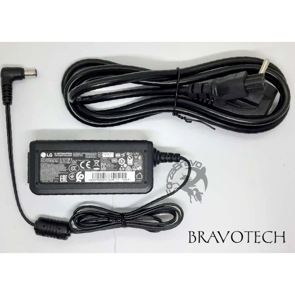 Adaptor Charger LG Monitor 24GL600F 27UL550 27GN750 29WL500 19M38AB 20M39H 22MK400H 24ML600M 24GL650