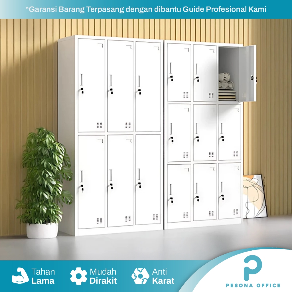 Lemari Loker Loker Besi Loker Karyawan Lemari Loker Besi 1-12 Pintu Locker Besi Lemari Locker Besi