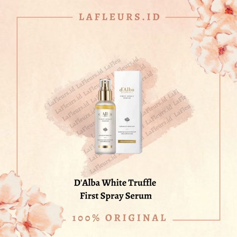 [100% ORI BPOM] D Alba / D'Alba White Truffle First Spray Serum 50ml / 50 ml dAlba Truffle Serum Spr