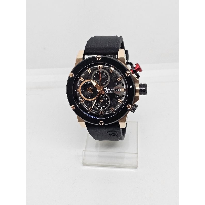 jam tangan pria sport ALEXANDRE CHRISTIE 6491 GCRBRBA