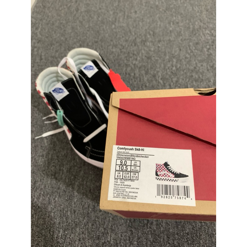 Vans Comfycush sk8-hi dimension