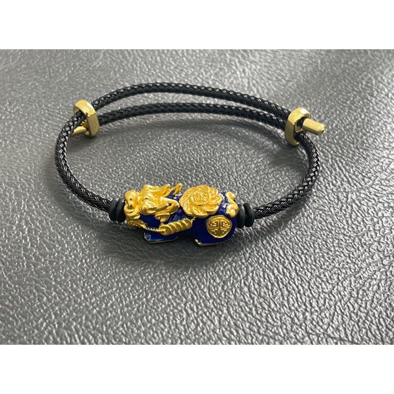 best seller charm pixiu naga warna kadar 999  gelang pixiu emas asli