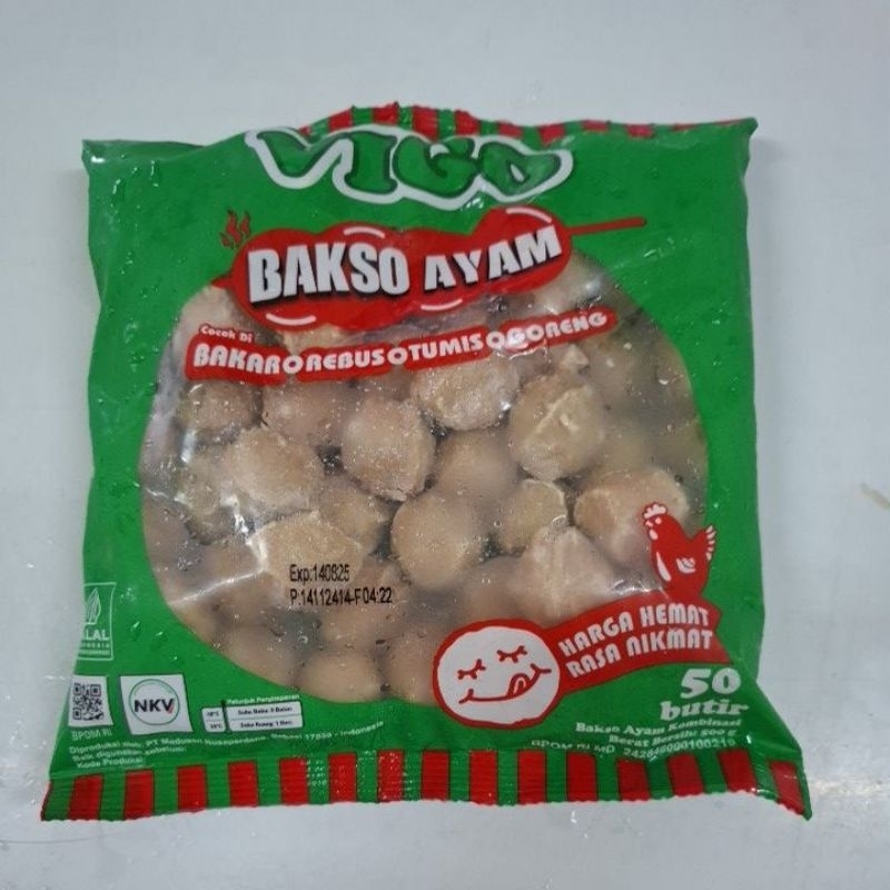 

Vigo Bakso Ayam Harga Hemat Rasa Nikmat 500gram 50 butir