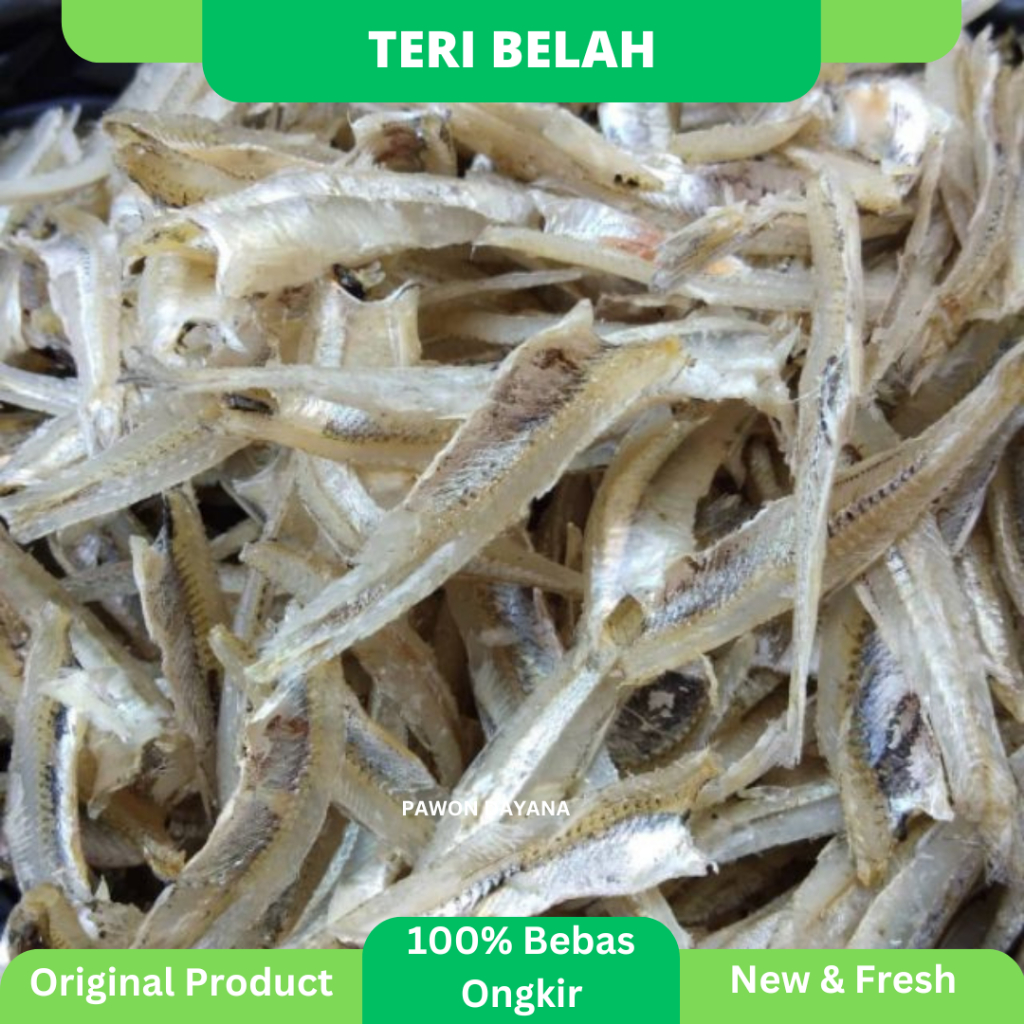 

Teri Jengki Belah / Teri Asin Jengki Belah 100gram / Teri Belah / Teri Nasi