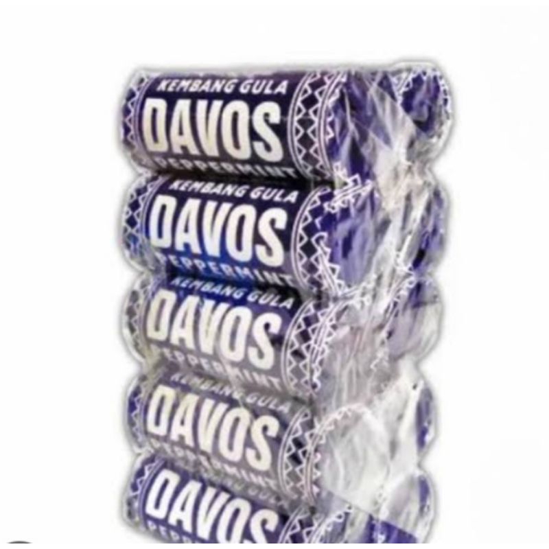 

DAVOS PEPPERMINT PERMEN JADUL 1 PAK ISI 10 ROLL