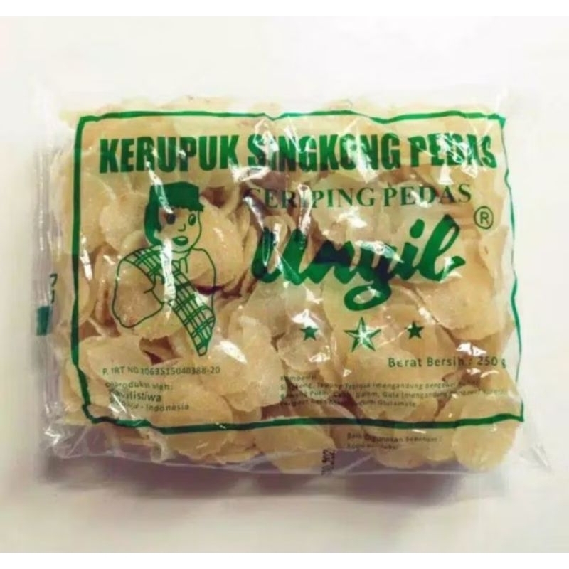 

krupuk ceriping pedas / krupuk singkong pedas || 250gram