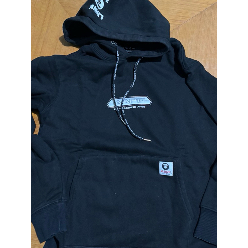 Aape Printed Black Hoodie