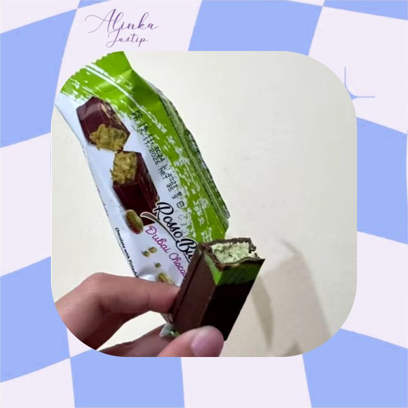 

COKLAT DUBAI VERSI ARAB SAUDI 1 PCS BUKAN 1 BOX