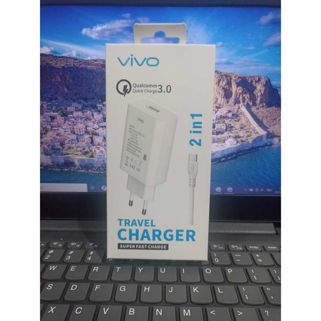 Vivo Travel Charger Qualcomm Quick Charge 3.0 Micro & Tipe C