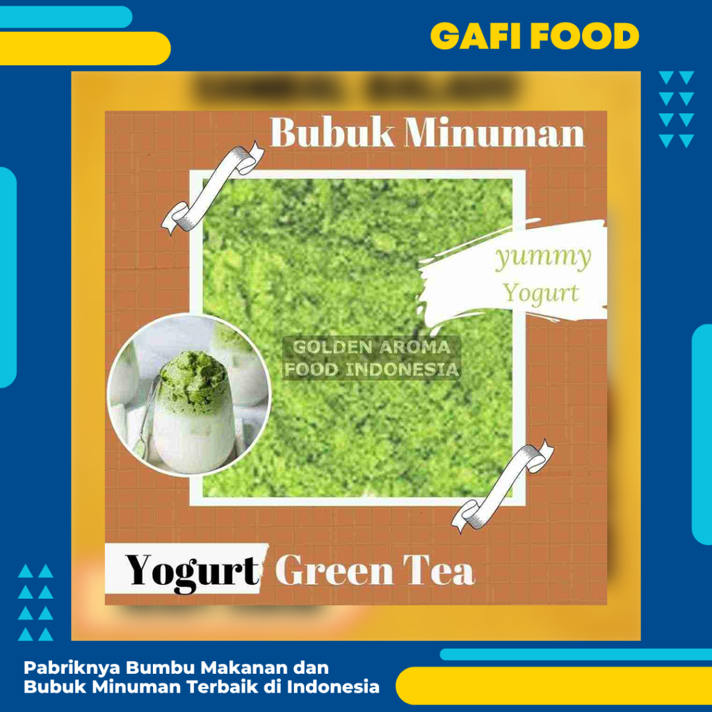 

Bubuk Yogurt Green Tea Premium 1 kg Supplier Bubuk Minuman Yogurt Instan Serbuk Es Yogurt GAFI