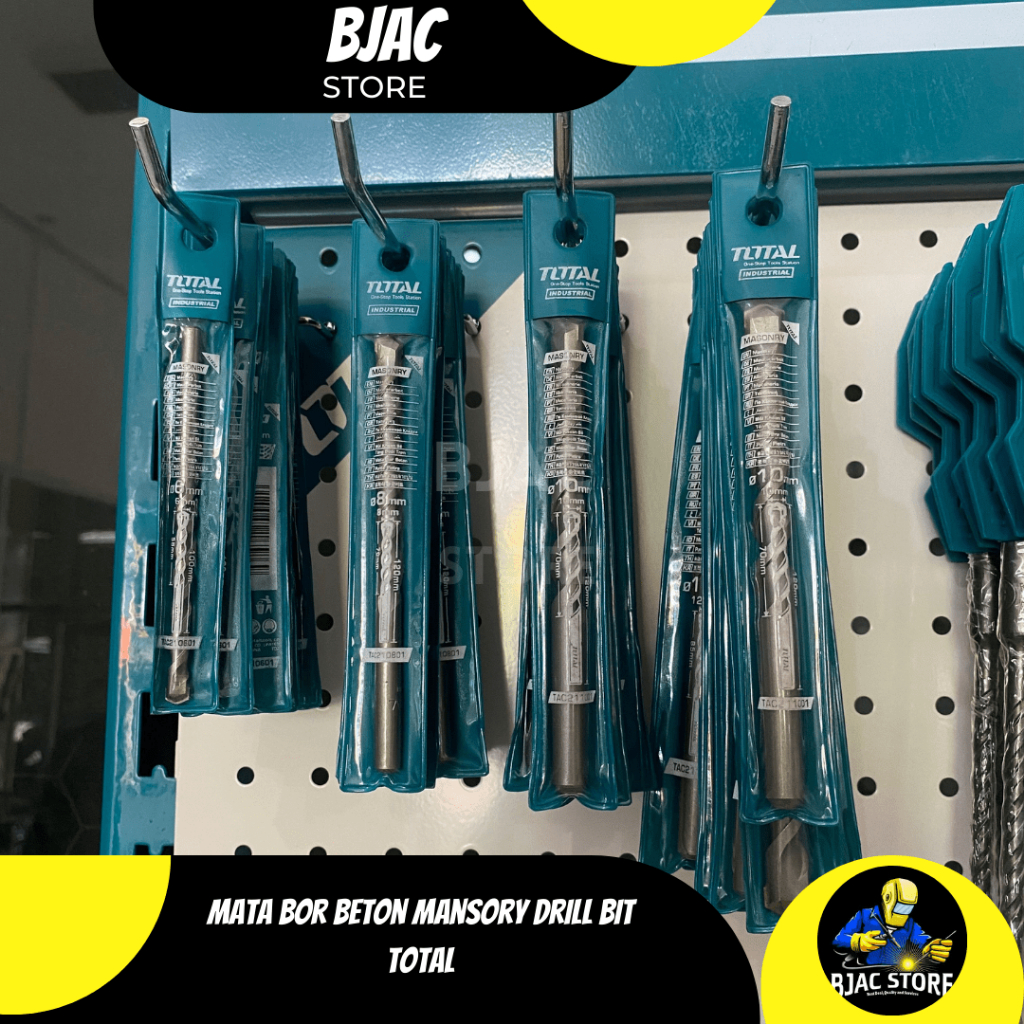 MATA BOR BETON TOTAL - Bor beton Kuat - Drill beton - Mata bor tembok