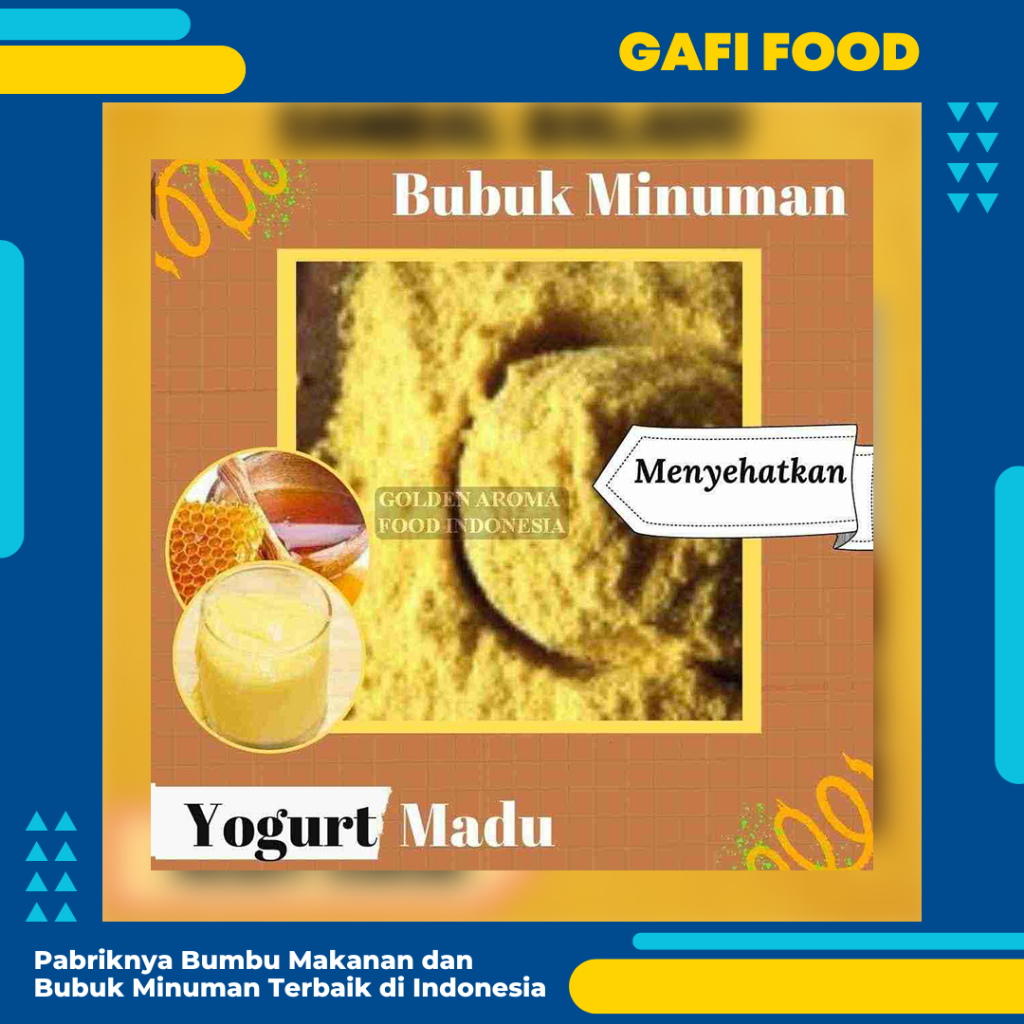 

Bubuk Yogurt Madu Premium 1 kg Supplier Bubuk Minuman Yogurt Instan Serbuk Es Yogurt Ekonomis GAFI