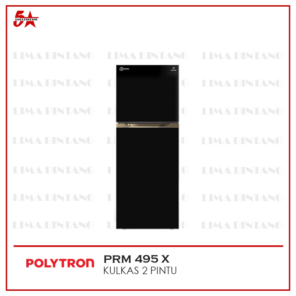 KULKAS 2 PINTU POLYTRON INVERTER 350 LITER PRM-495X / PRM 495 X