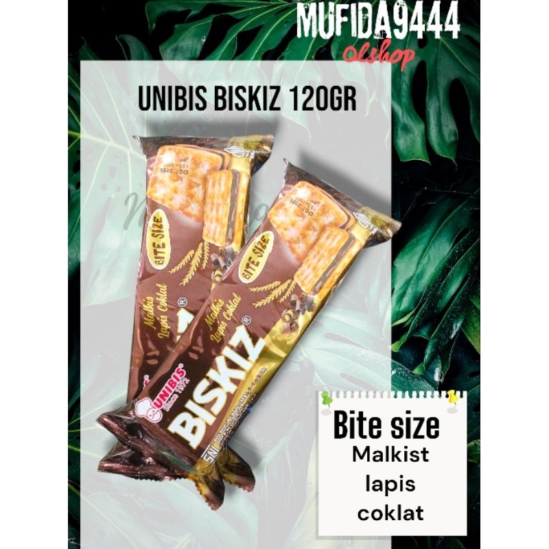 

UNIBIS BISKIZ 120gr/malkist lapis coklat