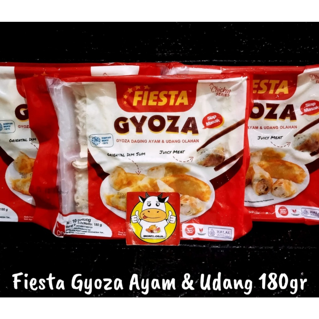 

FROZEN FOOD FIESTA GYOZA AYAM UDANG 180GRAM - DISASS JOGJA