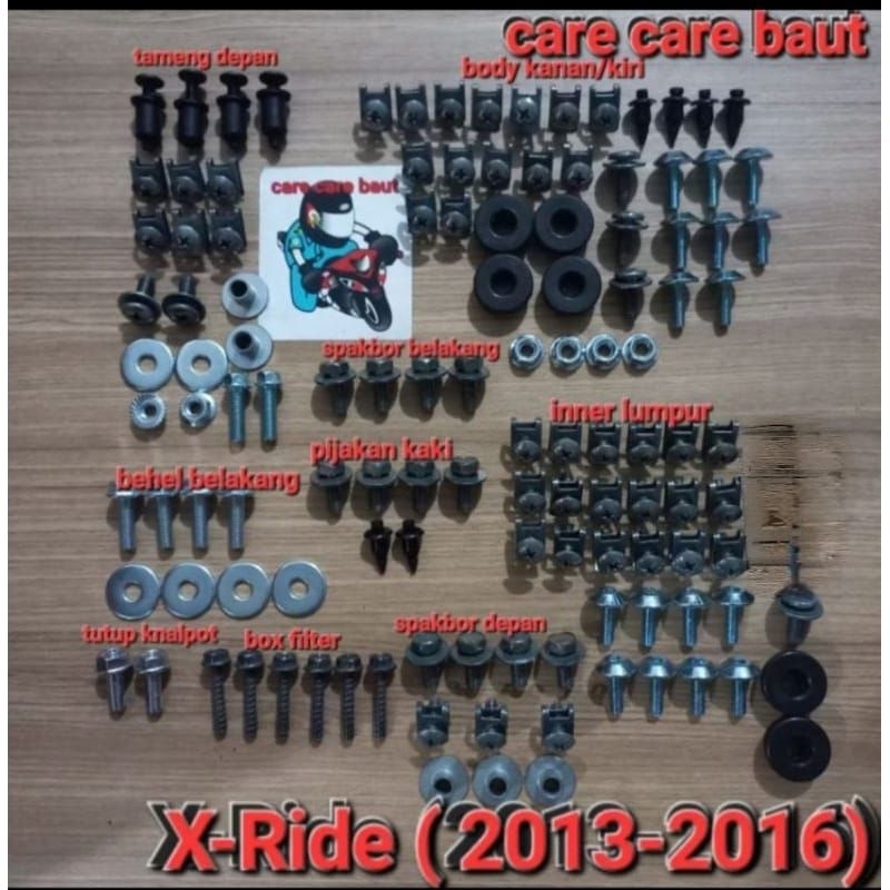 baut full body X-Ride / baut fullset Yamaha X-Ride/ baut Yamaha X-Ride fullset