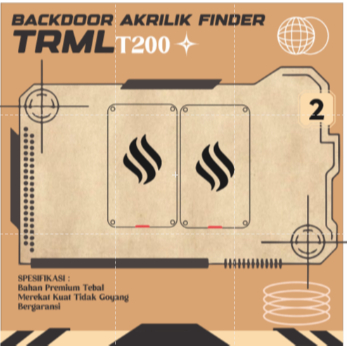 

Akrilik Magnet Part Hiasan TRML Motif Ombak Laut T200