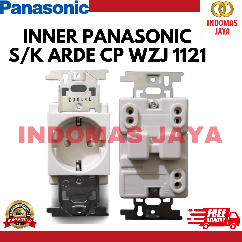 stop kontak arde panasonic WZJ1121w wzj 1121w stop kontak inbow panasonic WZJ 1121 W