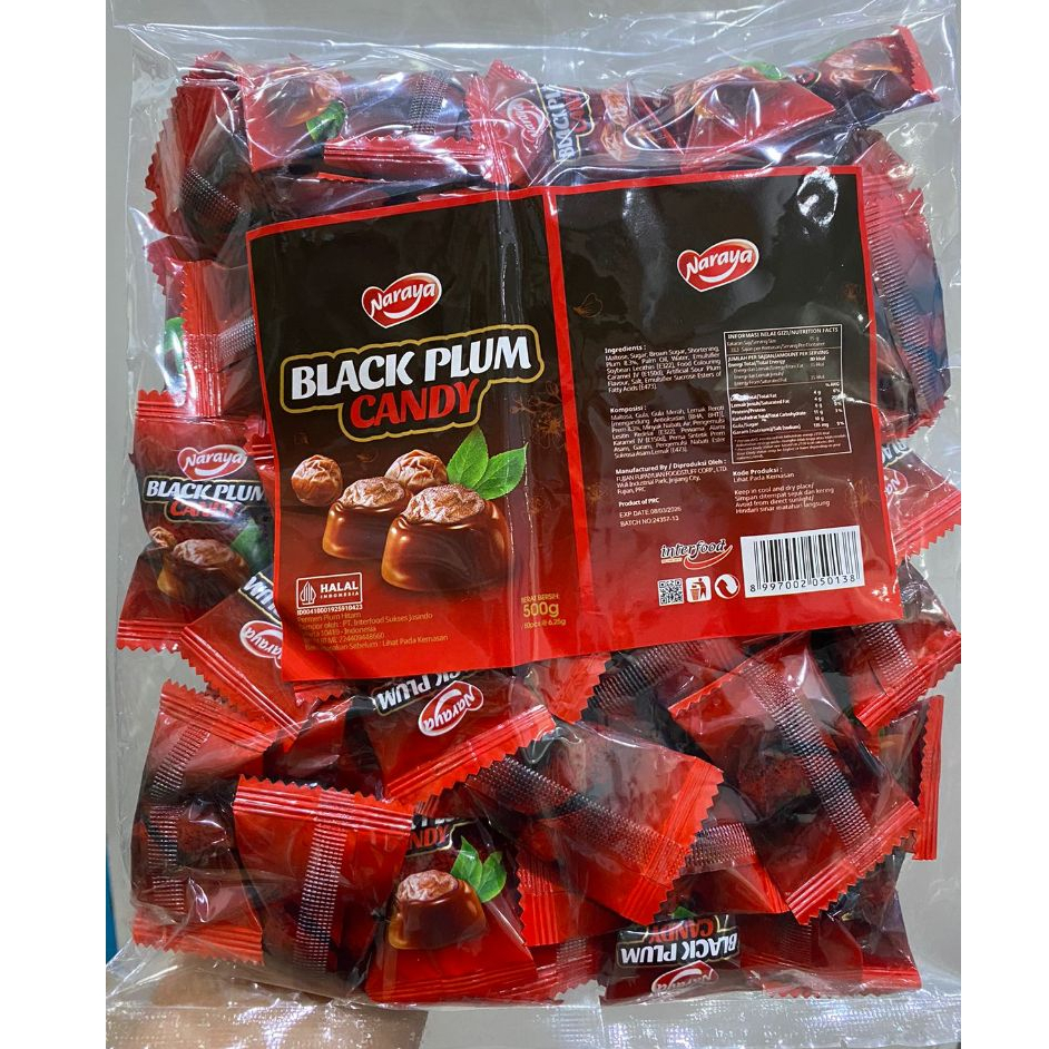 

Naraya Black Plum Candy 500 gr