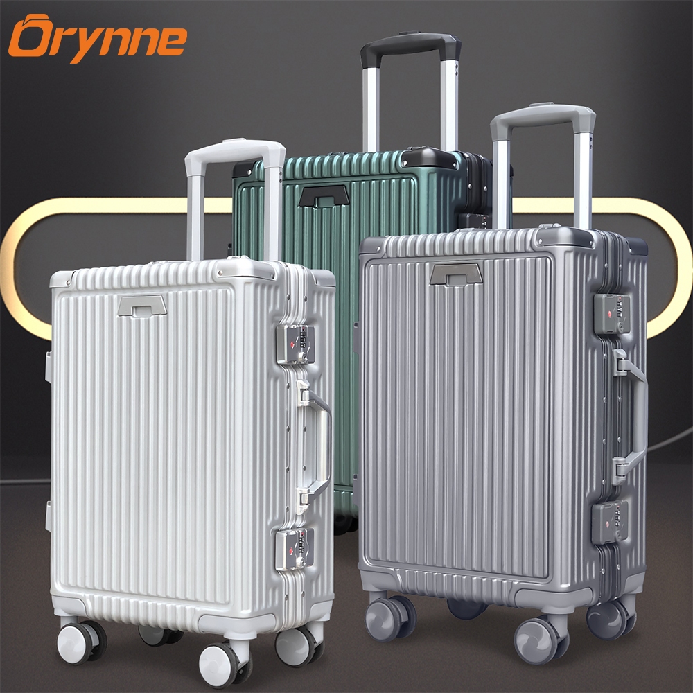 Orynne Koper 26 inch anti pecah tahan banting roda 4 polo Koper besar Kapasitas besar tsa lock presi