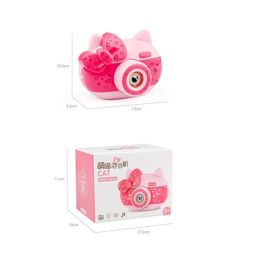 Hello Kitty Gelembung Kamera Mainan Camera Hello Kitty Bubble Elektrik Gantungan Gelembung Sabun