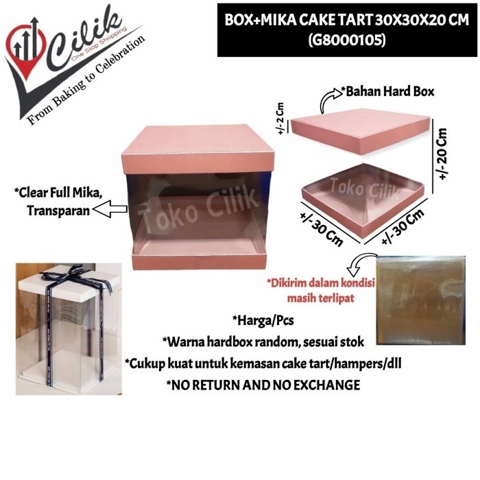 box+mika+cake+30x30x20cm+kemasan+kue+tingkat+hamper+seserahan+cake