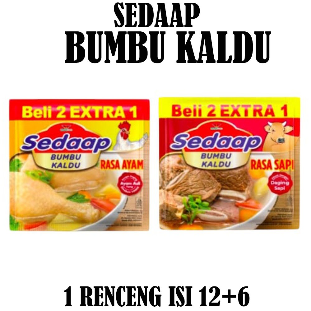 

SEDAAP BUMBU KALDU RENCENG ISI 18SACHET