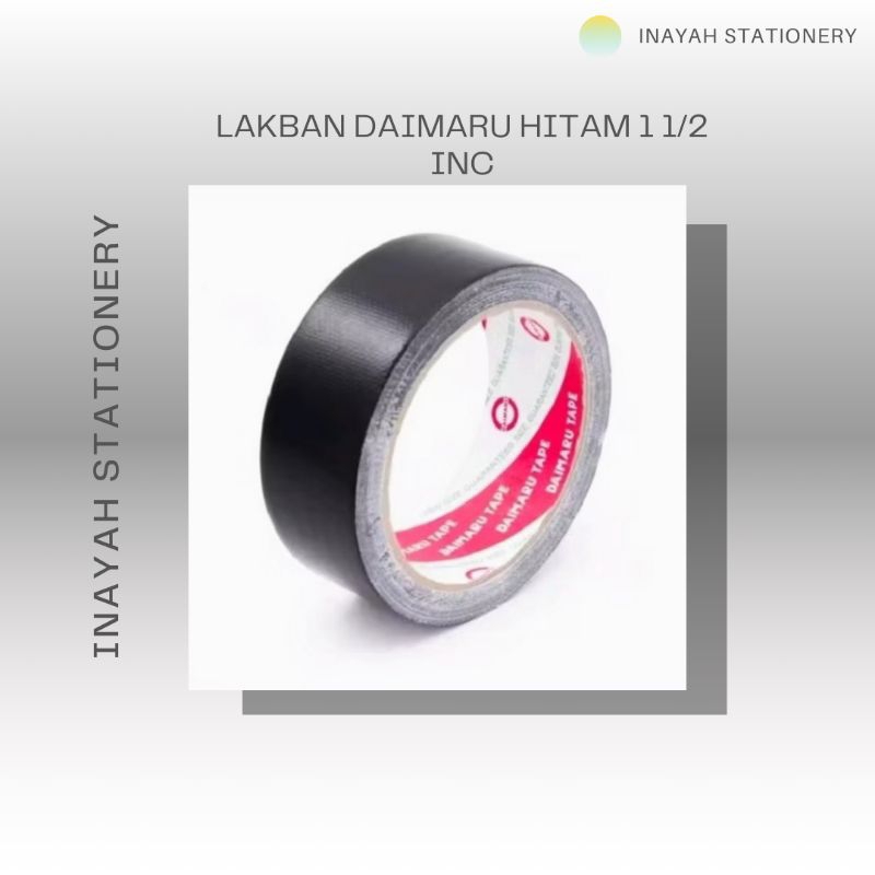 

LAKBAN JILID /LLAKBAN HITAM 11/2 INC MEREK DAIMARU