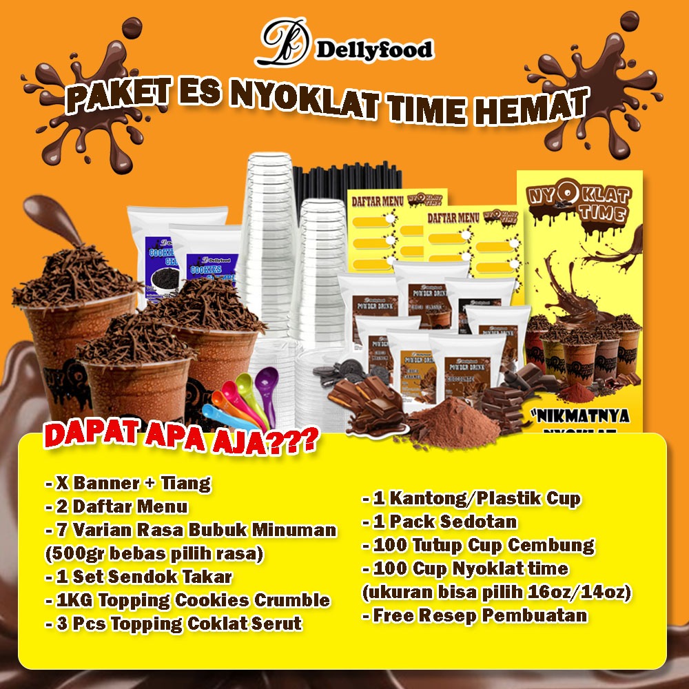 FRANCHISE NYOKLAT TIME / PAKET USAHA MINUMAN PAKET HEMAT