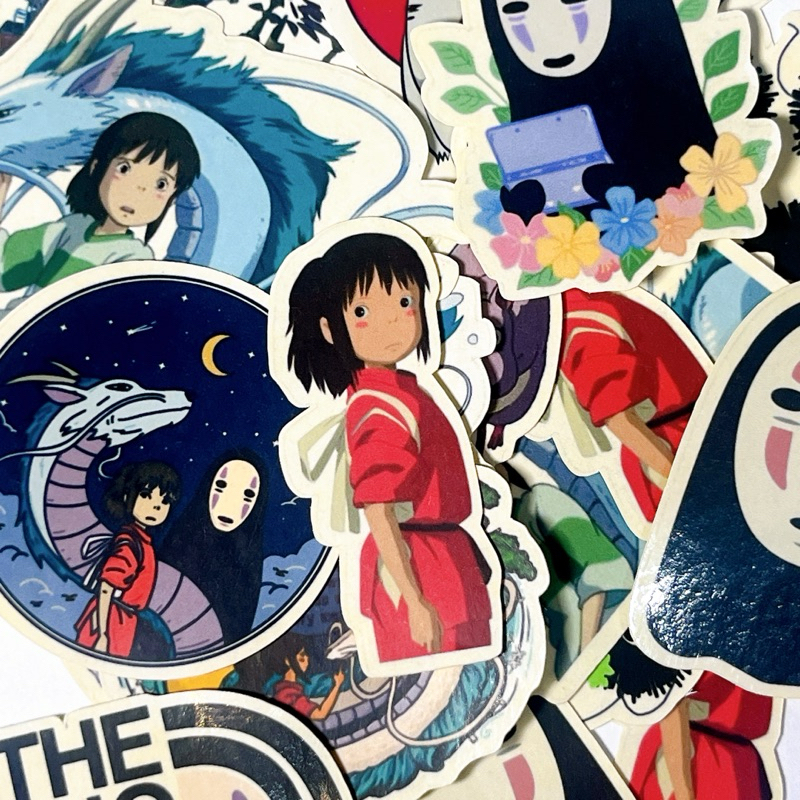 

20 Pcs Sticker Ghibli Series Anime Spirited Away (Dye Cut) Big Size