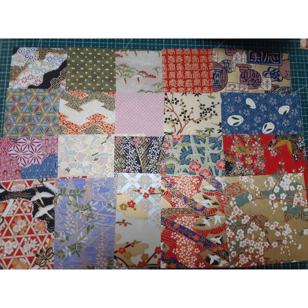 

Set Washi paper 20 motif dan 20 polos ukuran 10x10cm #KOI5