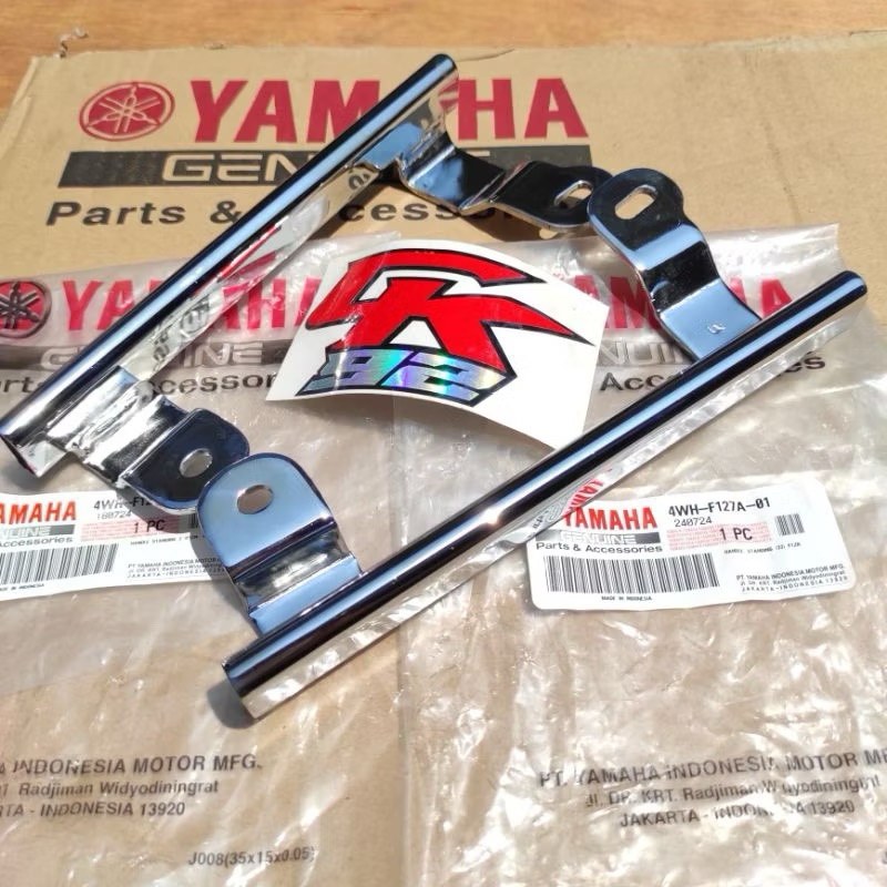 ORIGINAL BARU PEGANGAN BEGEL SAMPING CHROME KROM CROME FIZR FIZ R F1ZR FIZ