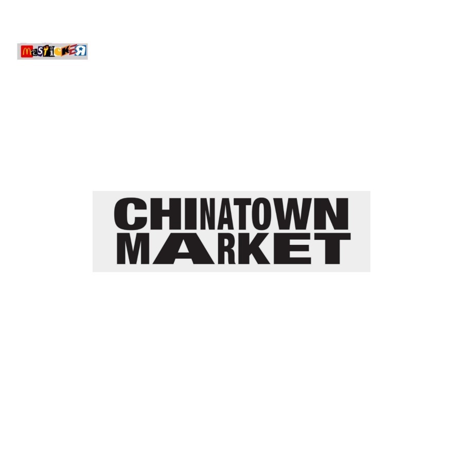 

sticker CHINATOWN MARKET logo stiker