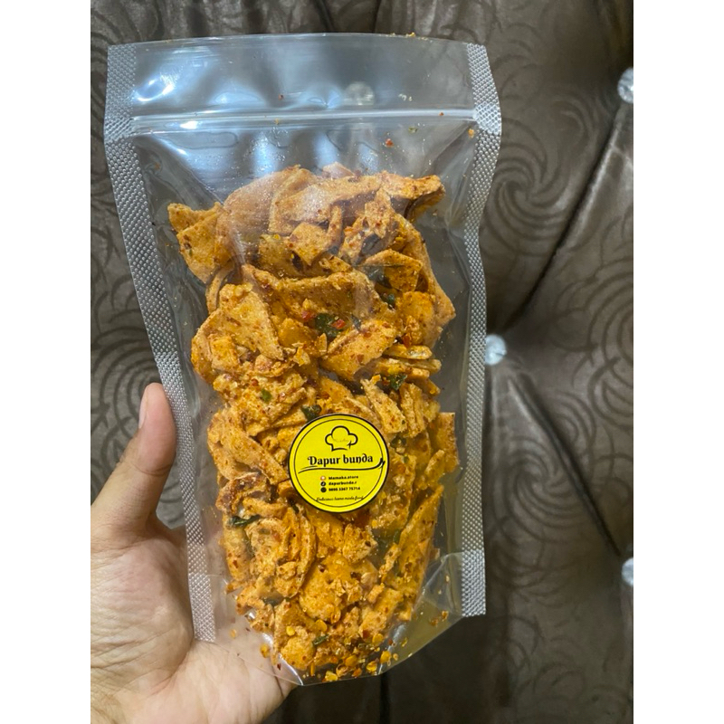 

Basreng Koin Pedas Daun Jeruk Renyah Dan Gurih