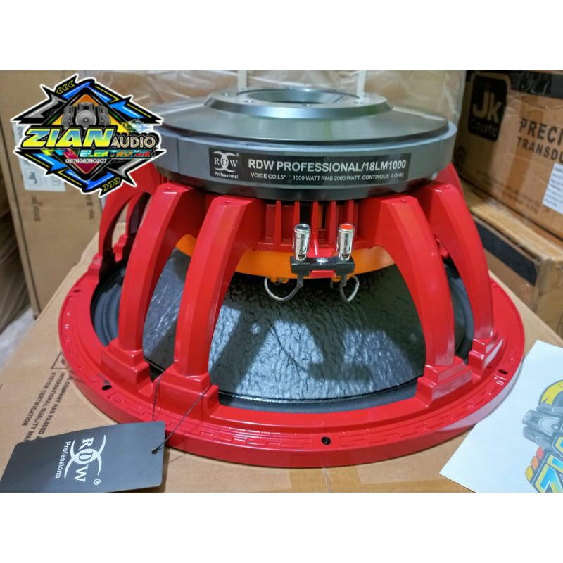 Speaker Komponen RDW 18 LM 1000 / 18 LM1000 - 18 inchi VC5"