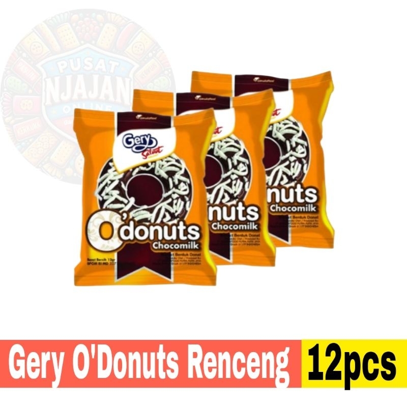 

Gery O Donuts Renceng isi 12 pcs Snack Bentuk Donat