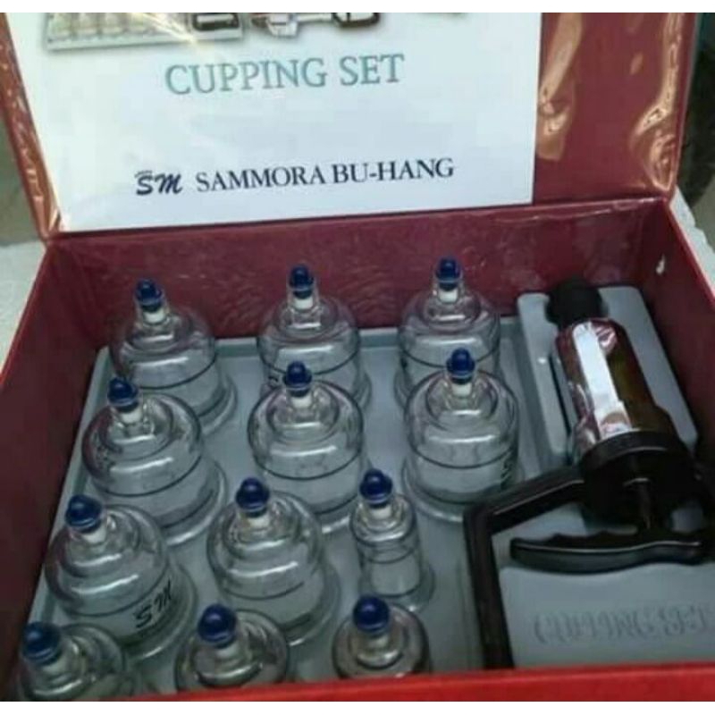 Alat Bekam Sammora Kop Isi 12 / Alat Bekam Premium Made In Korea