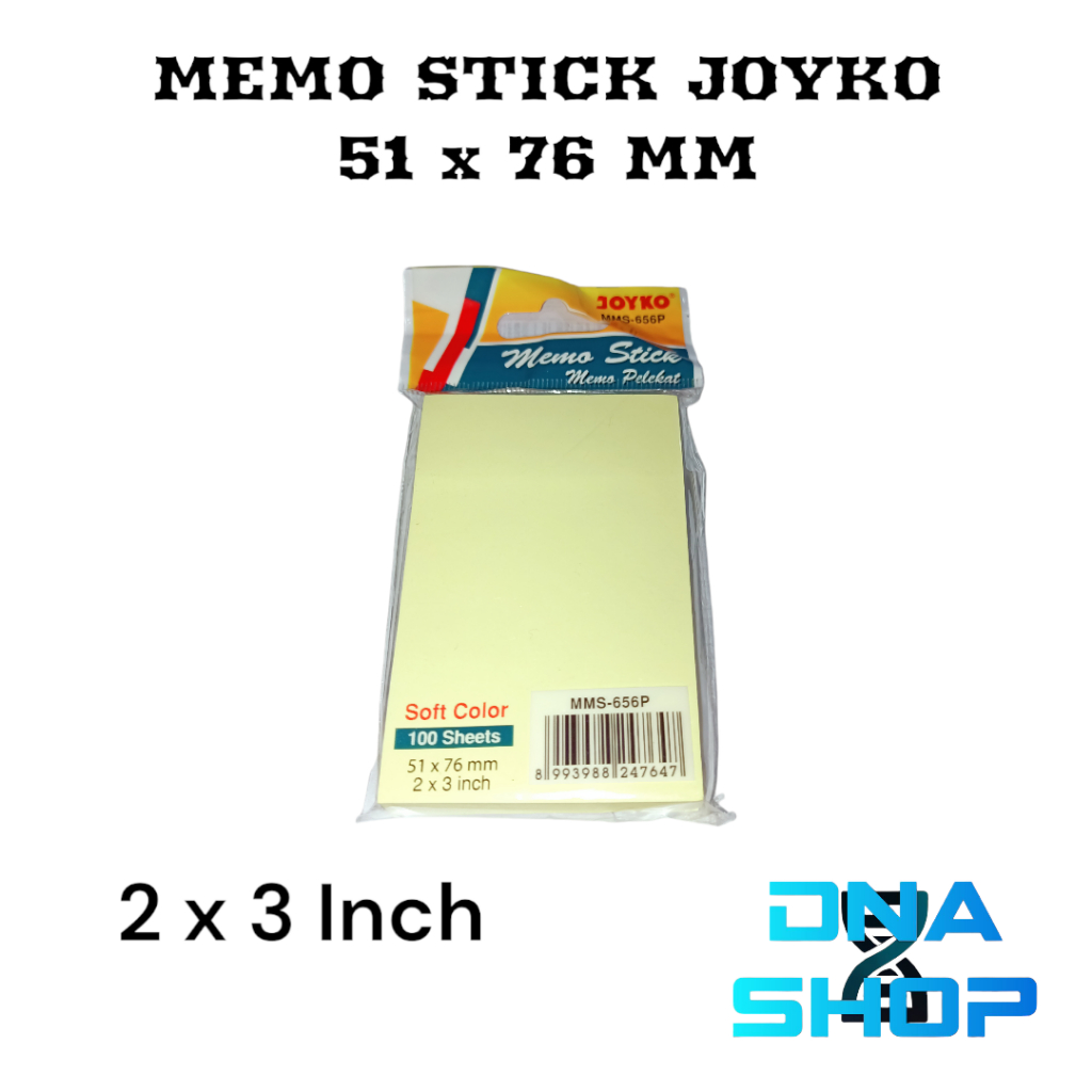 

Post it sticky notes memo stick note tempel MMS-656P (51 x 76 mm)